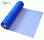 Eleganza Soft Sheer Organza 29cm x 25m Royal Blue - Organza / Fabric